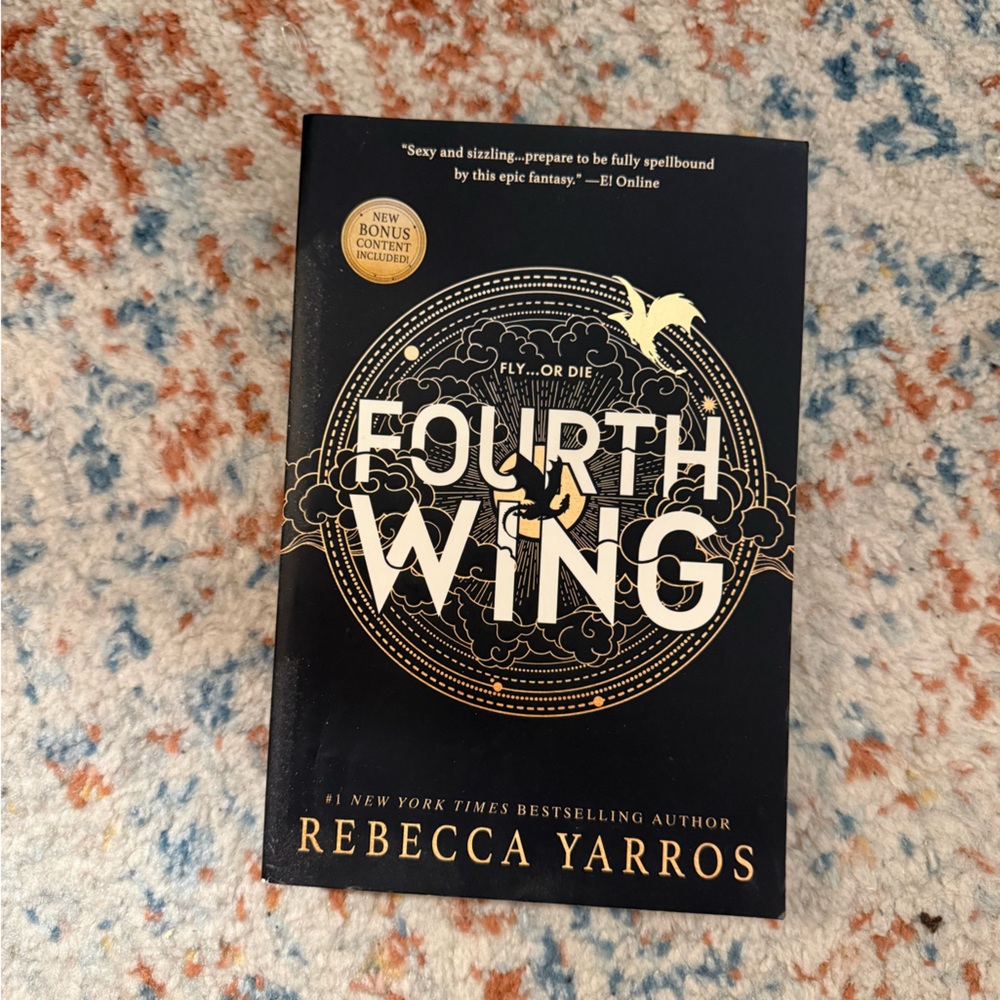 Fourth Wing Paperback Book